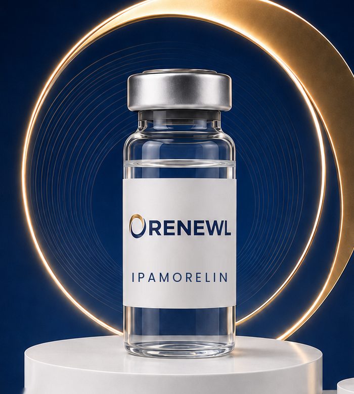 Ipamorelin peptide vial — RENEWL Rochester MI